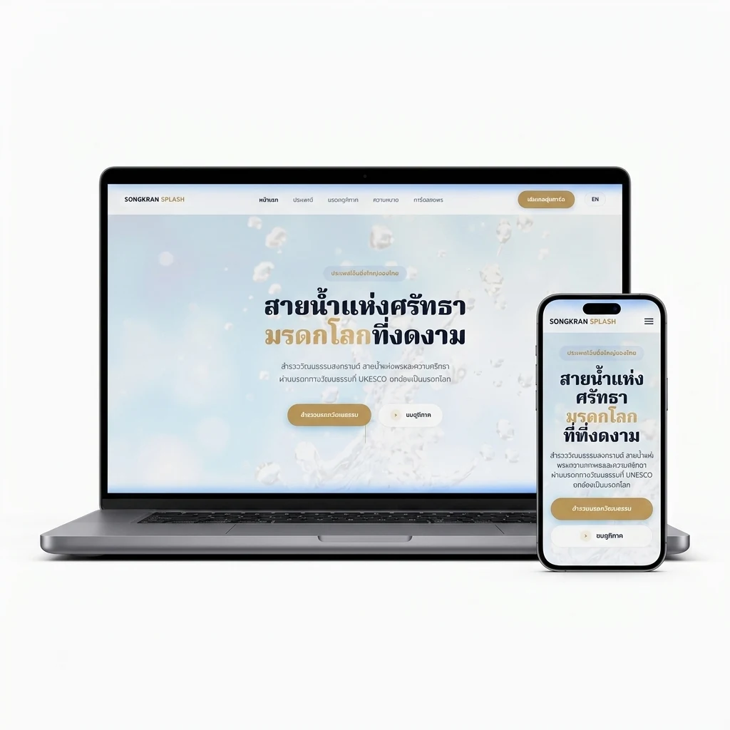 Songkran Splash — สายน้ำแห่งศรัทธา